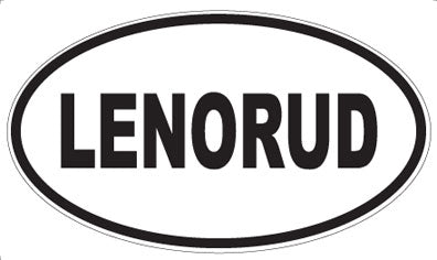 LENORUD - Oval Magnet