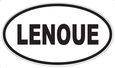 LENOUE - Oval Sticker