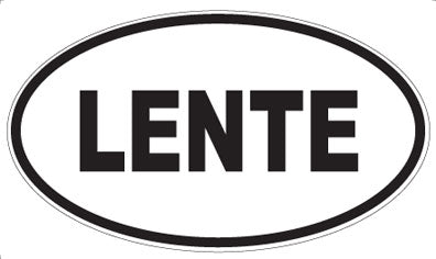 LENTE - Oval Magnet