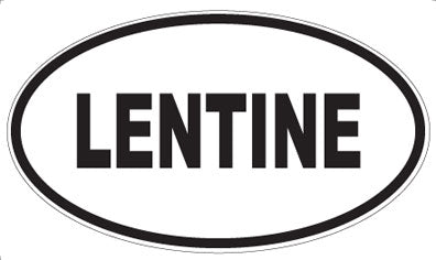 LENTINE - Oval Magnet
