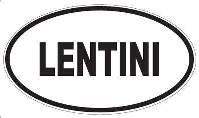 LENTINI - Oval Magnet
