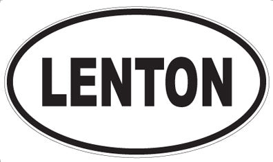 LENTON - Oval Magnet