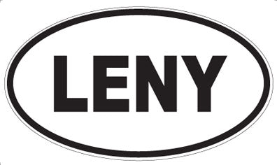 LENY - Oval Sticker