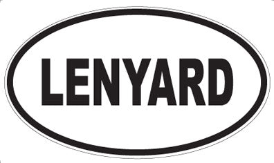 LENYARD - Oval Magnet