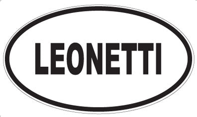LEONETTI - Oval Magnet