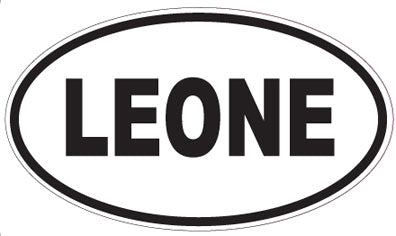 LEONE - Oval Magnet