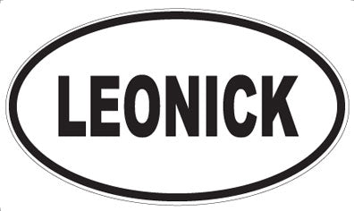 LEONICK - Oval Magnet