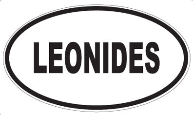 LEONIDES - Oval Sticker