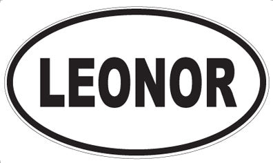 LEONOR - Oval Sticker