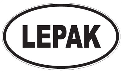 LEPAK - Oval Magnet