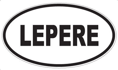 LEPERE - Oval Sticker