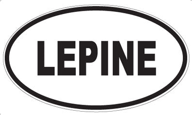 LEPINE - Oval Sticker