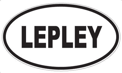 LEPLEY - Oval Magnet