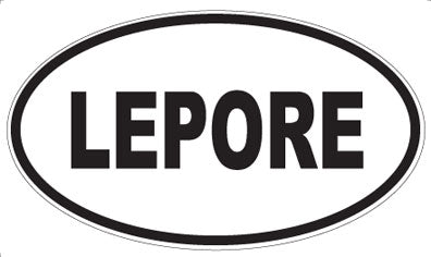 LEPORE - Oval Magnet