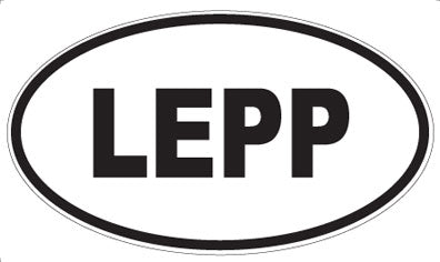 LEPP - Oval Sticker