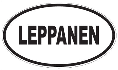 LEPPANEN - Oval Magnet