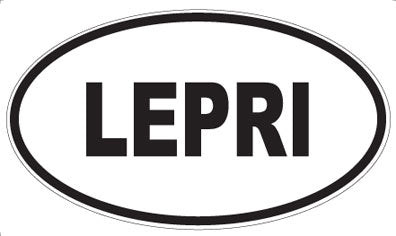 LEPRI - Oval Sticker