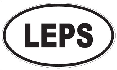 LEPS - Oval Sticker