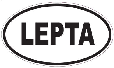 LEPTA - Oval Sticker