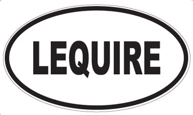 LEQUIRE - Oval Sticker