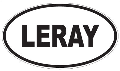 LERAY - Oval Sticker