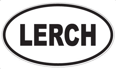 LERCH - Oval Magnet