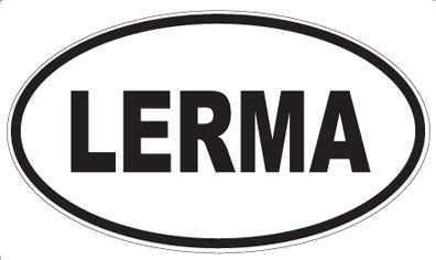 LERMA - Oval Sticker