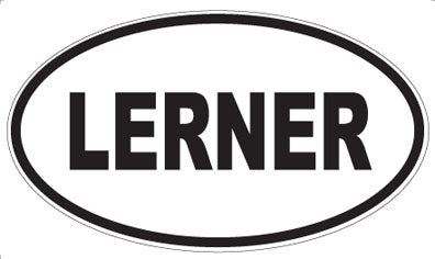 LERNER - Oval Magnet