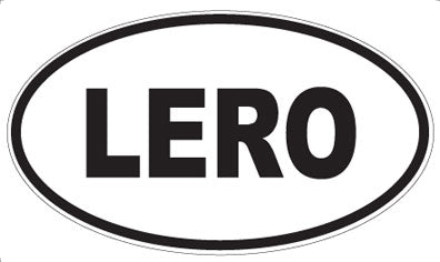LERO - Oval Sticker