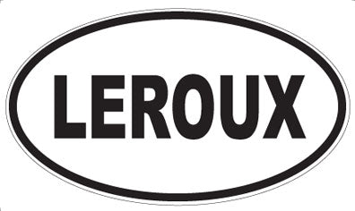 LEROUX - Oval Magnet
