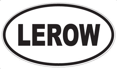 LEROW - Oval Magnet