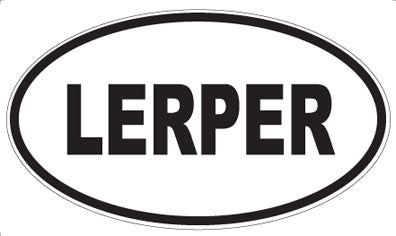 LERPER - Oval Magnet