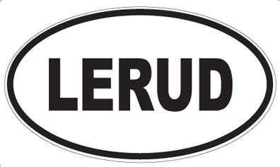 LERUD - Oval Magnet