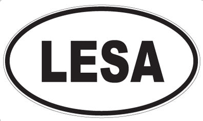 LESA - Oval Sticker