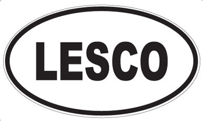 LESCO - Oval Sticker