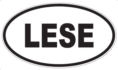 LESE - Oval Magnet