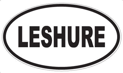LESHURE - Oval Sticker