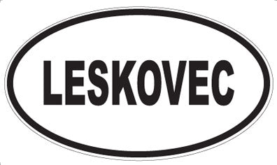 LESKOVEC - Oval Magnet