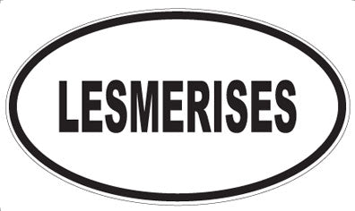 LESMERISES - Oval Sticker
