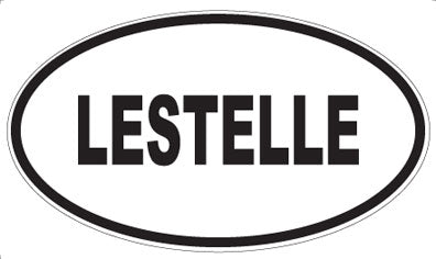 LESTELLE - Oval Sticker