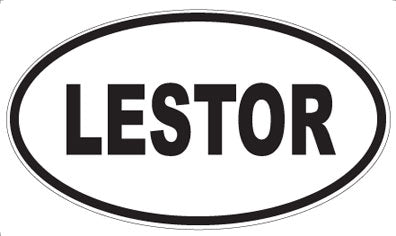 LESTOR - Oval Magnet