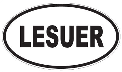 LESUER - Oval Magnet