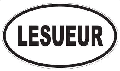 LESUEUR - Oval Magnet