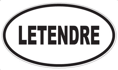 LETENDRE - Oval Magnet