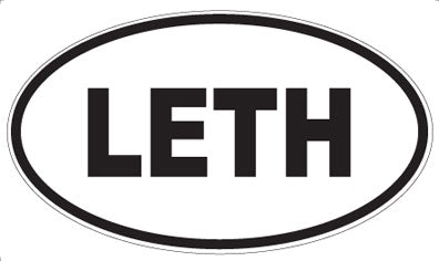 LETH - Oval Sticker