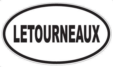LETOURNEAUX - Oval Magnet