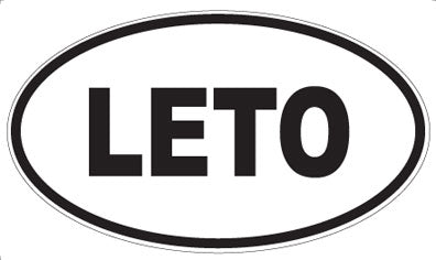 LETO - Oval Magnet