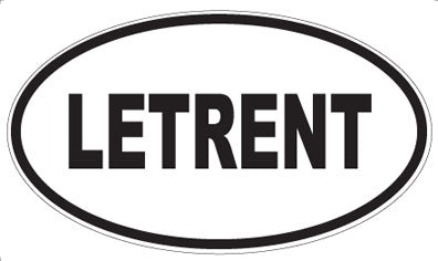 LETRENT - Oval Magnet