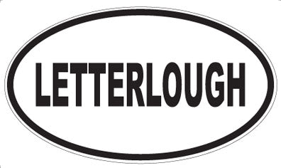 LETTERLOUGH - Oval Magnet