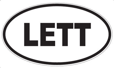 LETT - Oval Magnet